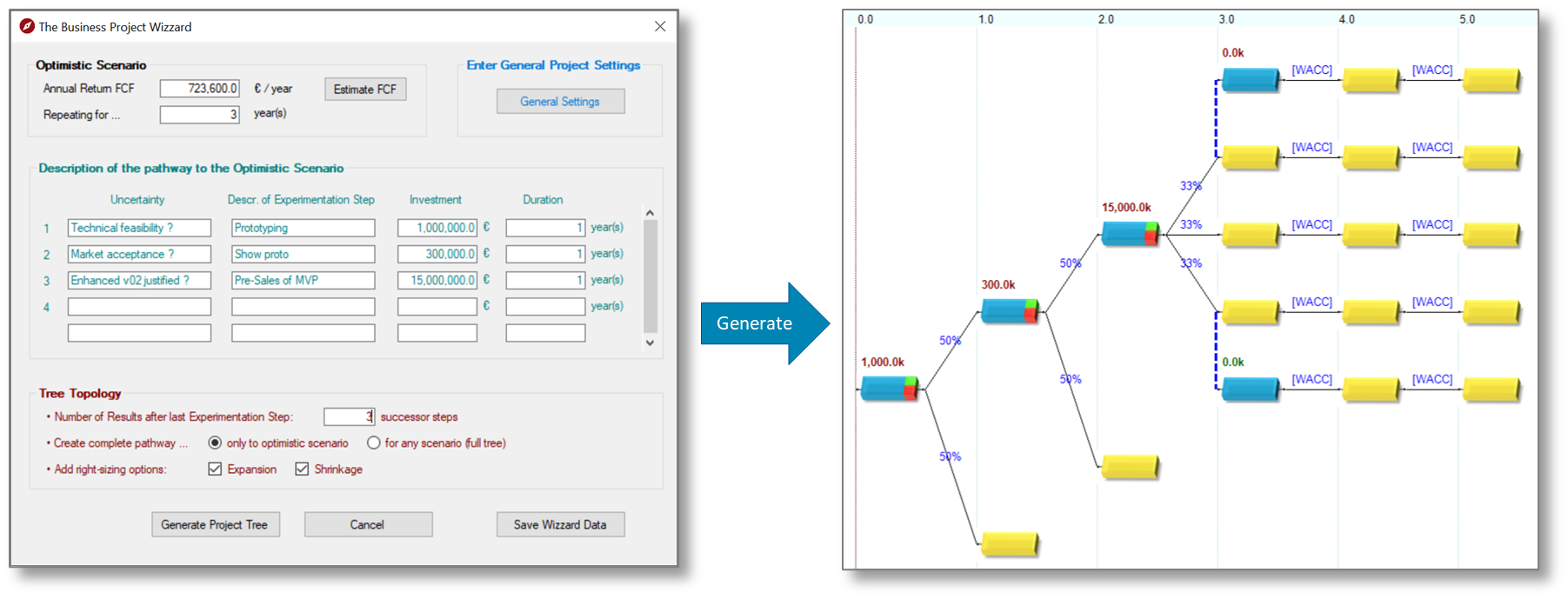 Project Wizard screenshot